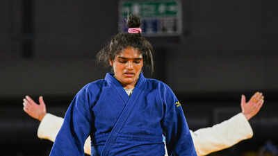birmingham india39s tulika maan during her finals match against sarah adlington