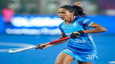hockey india congratulates indian women39s team captain salima tete on completing 150 international caps