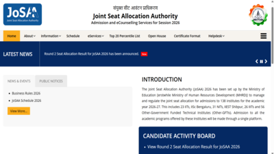 josaa round 2 seat allotment result 2026