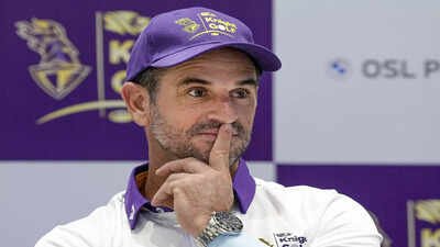 kolkata kolkata knight riders fielding coach ryan ten doeschate during a press