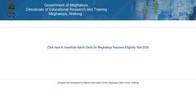 mtet 2026 hall ticket released as candidates prepare for july 24 teacher eligibility examination across meghalaya