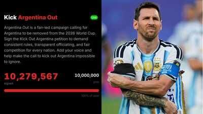 over 10 million sign petition to kick argentina out of fifa world cup