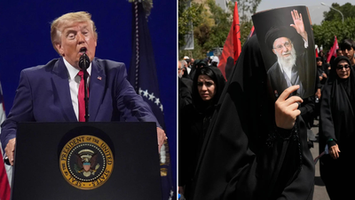 trump on khameneis funeral