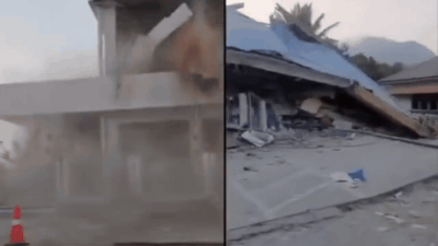 77 magnitude earthquake in indonesia