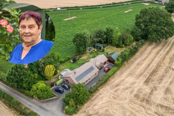 79 year old UK grandmother refuses to sell part of her garden
