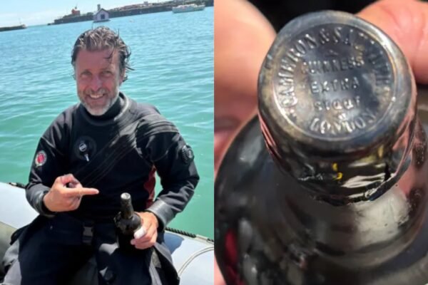 Divers find 162 year old Guinness bottle off UK coast scientists hope