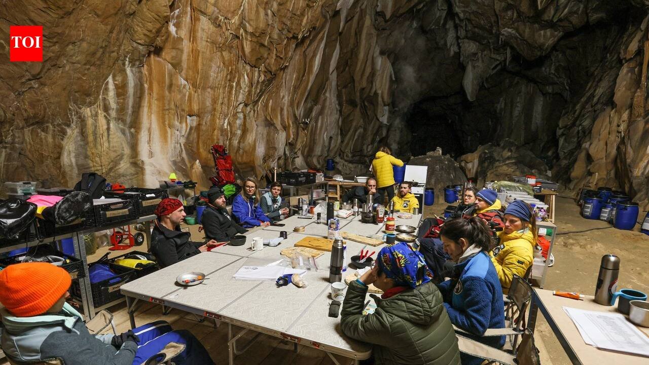 Fifteen volunteers spent 40 days inside a French cave without
