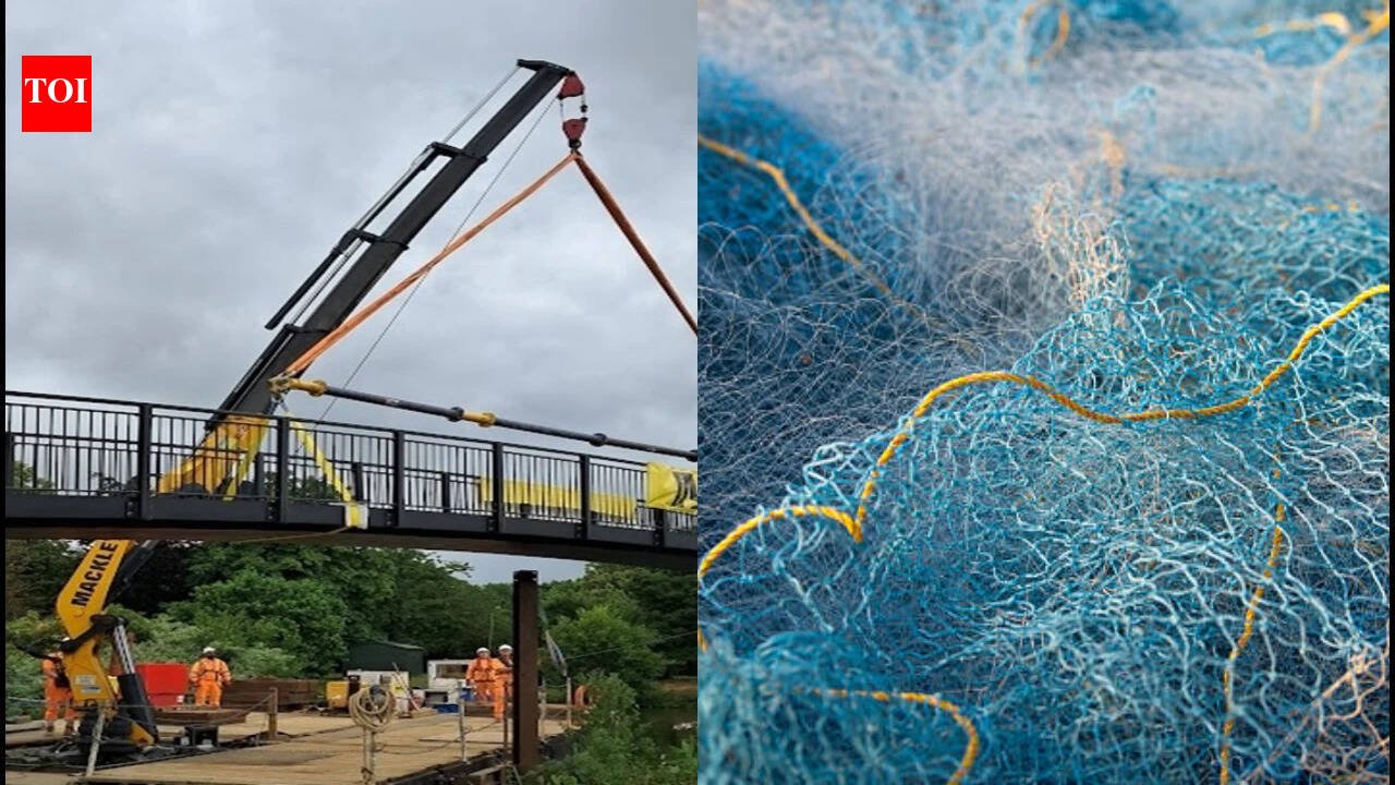 In 2024 England turned old fishing nets into a 16 metre