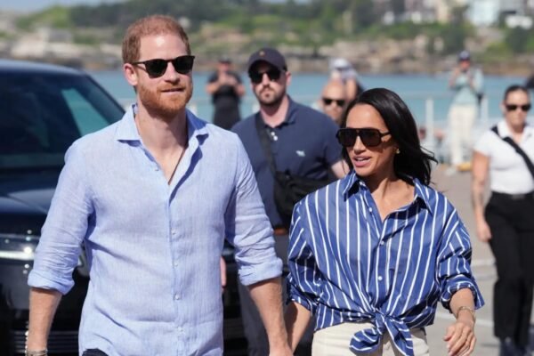 Prince Harry Meghan and children arrive in UK after 6