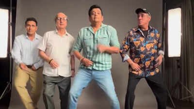 anupam kher boman irani recreate ravi kishans viral dance step as he joins khosla ka ghosla 2 cast ma bratharrr