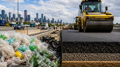 in 2022 melbournes m80 became victorias first major road project with recycled content in every pavement layer