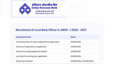 iob local bank officer recruitment 2026