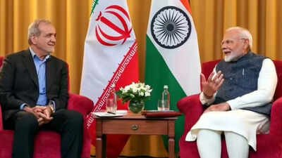 pm modi talks with masoud pezeshkian
