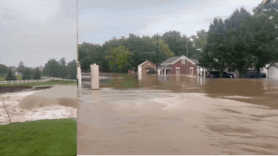 powerful storms and floods have killed at least six people in indiana