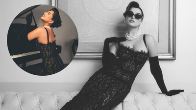 tara sutaria in lace gown for toxic promotions image credits instagram