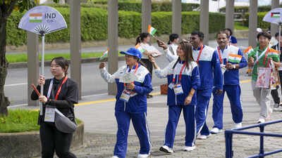20th asian games indian delegation members in nagoya