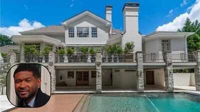 4in 1999 usher purchased the alpharetta mansion for 12 million