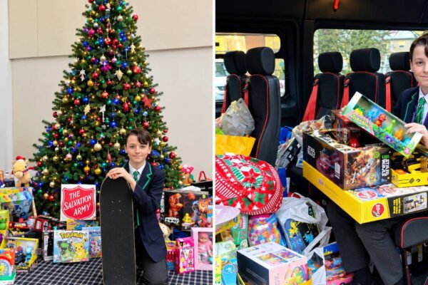 A 12 year old spent his own birthday money on Christmas gifts