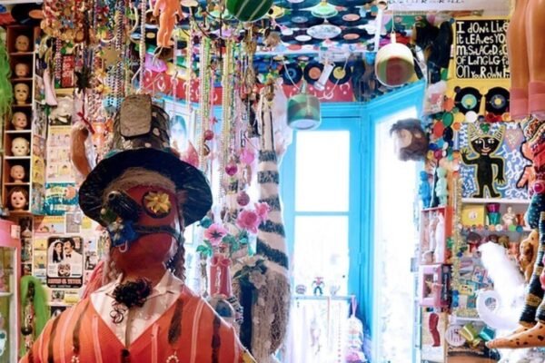A London artist spent decades covering his home with thousands
