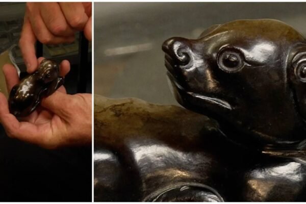 A man buys Chinese jade dog for 1 at UK