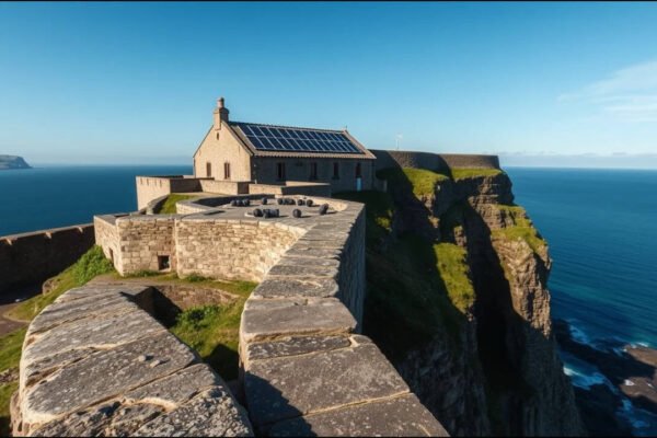 A tech entrepreneur bought a ruined Welsh island fort for