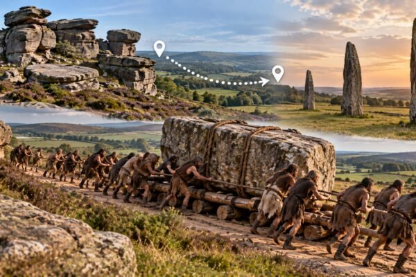 Britains Devils Arrows came from Brimham Rocks 18 km away