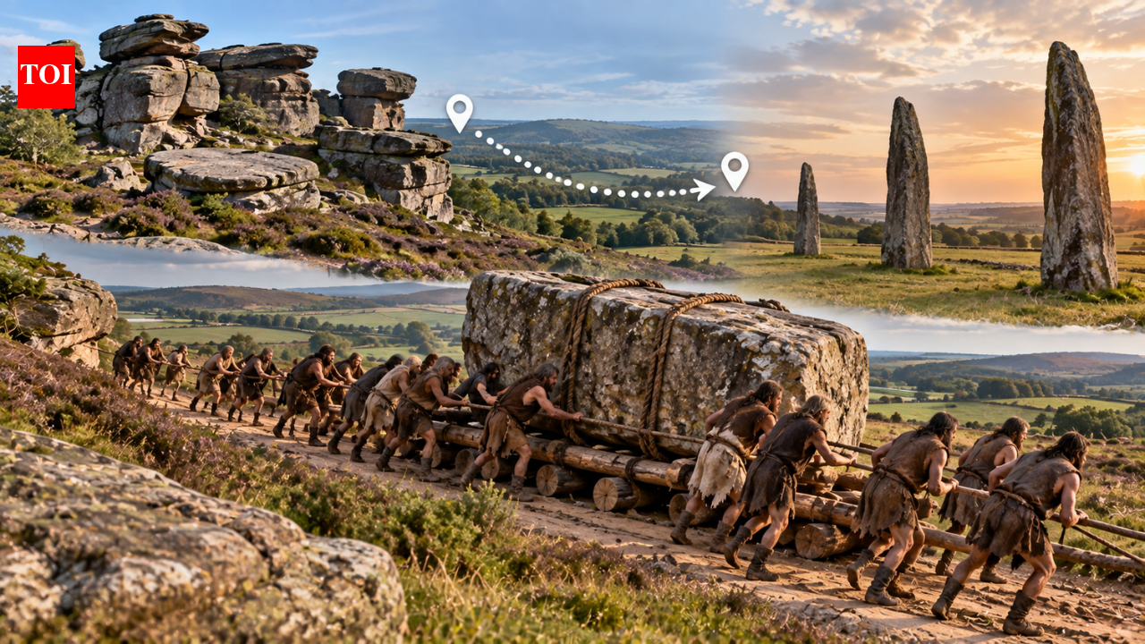 Britains Devils Arrows came from Brimham Rocks 18 km away