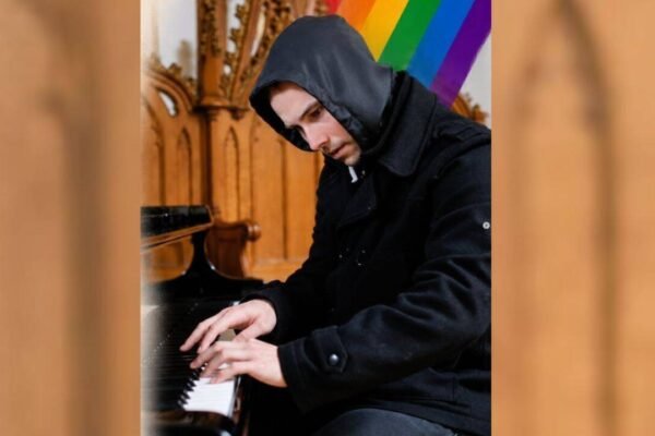 In January 2024 a homeless man played piano at a