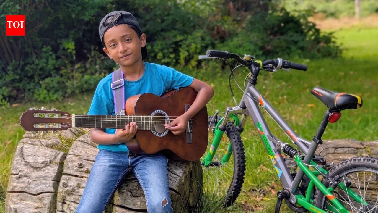 Meet Adrian Abraham 9 year old Indian origin rock and metal guitarist aiming