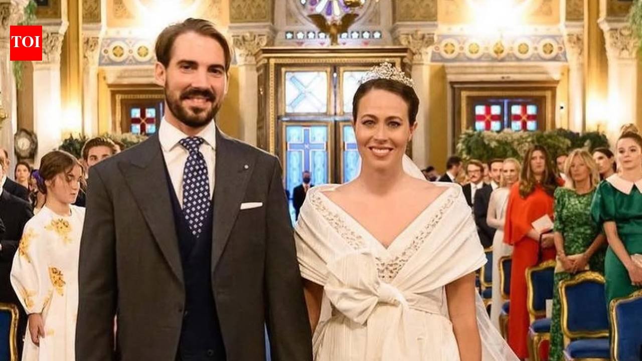 Princess Dianas godson Prince Philippos and Princess Nina welcome first