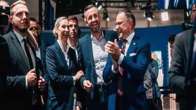 germanys far right alternative for germany afd is poised for a historic breakthrough in the eastern state of saxony anhalt