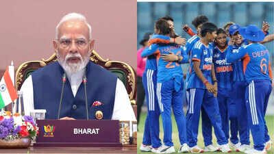pm modi congratulates team india