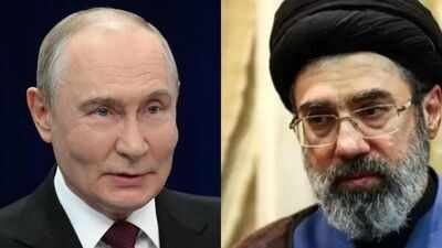 russian president vladimir putin iranian supreme leader mojtaba khameini