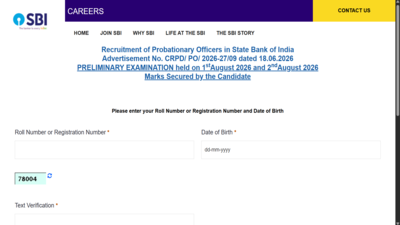sbi po prelims result 2026