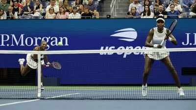 serena williams left and venus williams