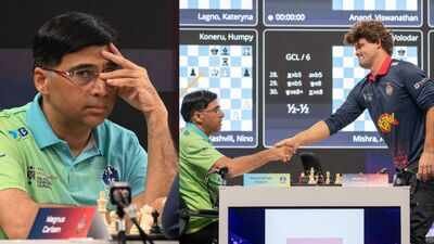 viswanathan anand loses on time to magnus carlsen gcl photos