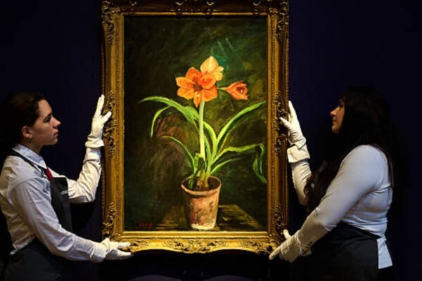 A Winston Churchill painting made in 1948 sold at Christies