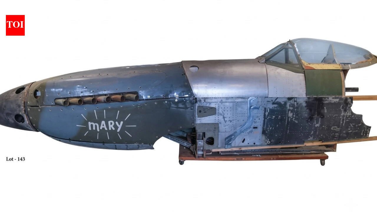 After spending more than 20 years rebuilding a Spitfire fuselage
