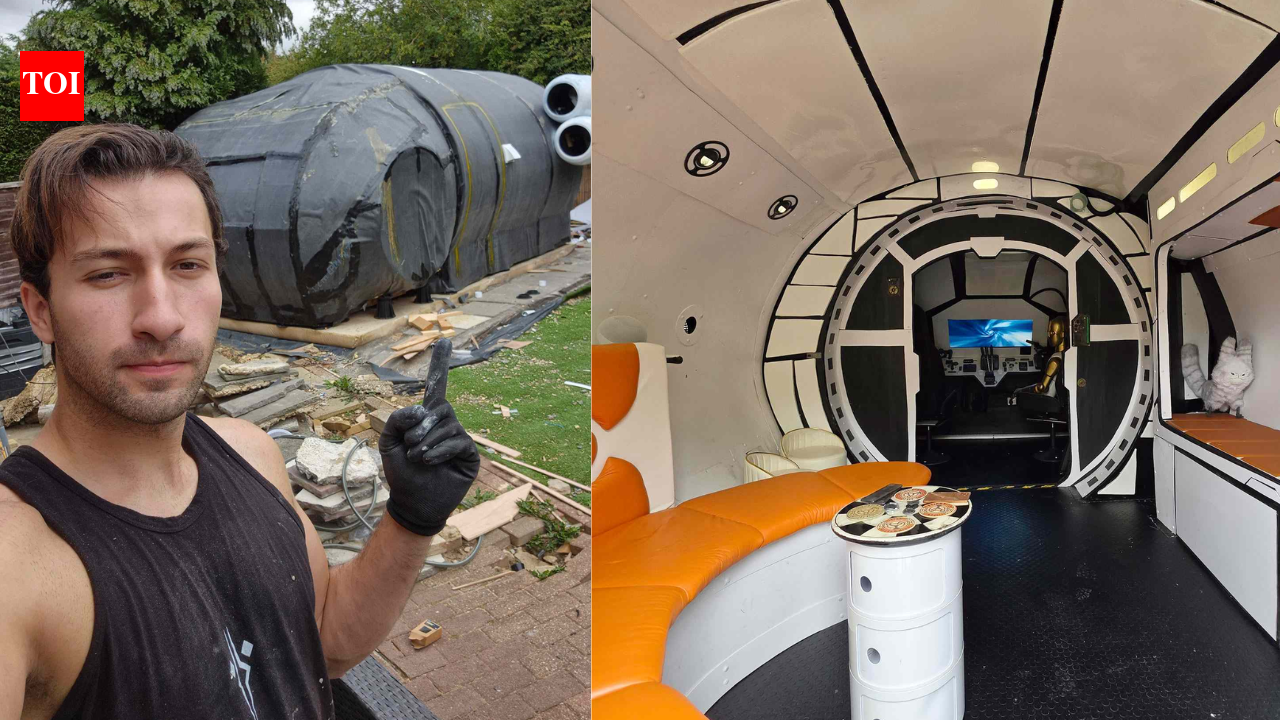 British prop maker spends 9000 building a backyard spaceship with