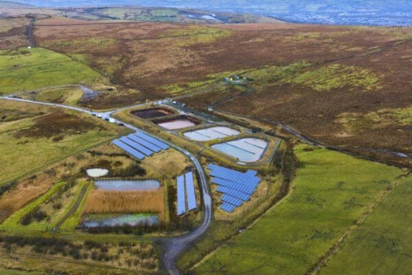 Mine water treatment by product ochre is being used to stabilise