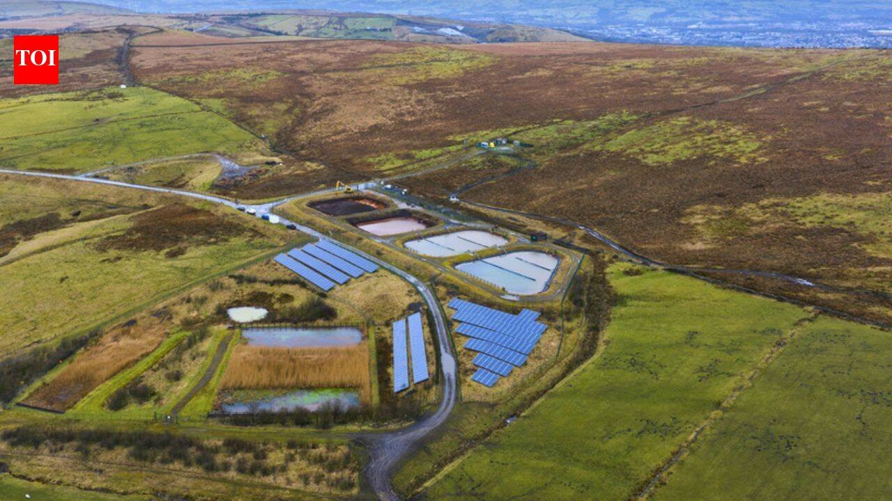 Mine water treatment by product ochre is being used to stabilise