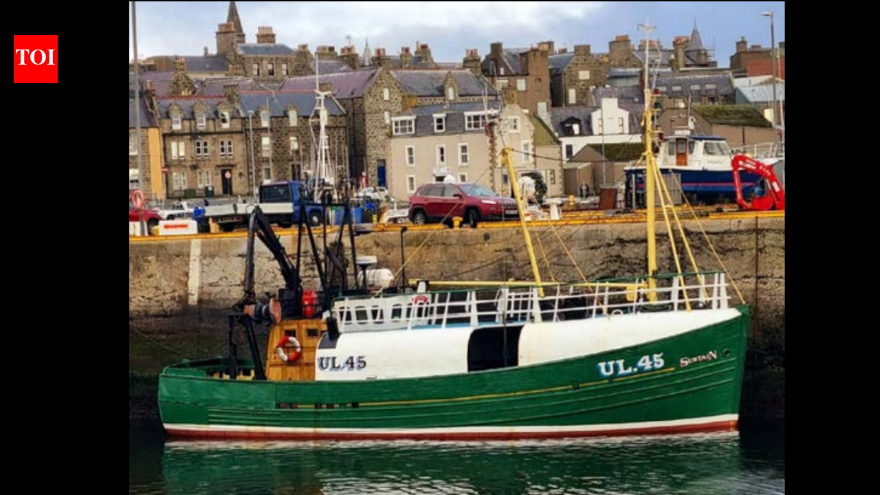 Scottish prawn trawler Sustain hit rocks near Ullapool after its
