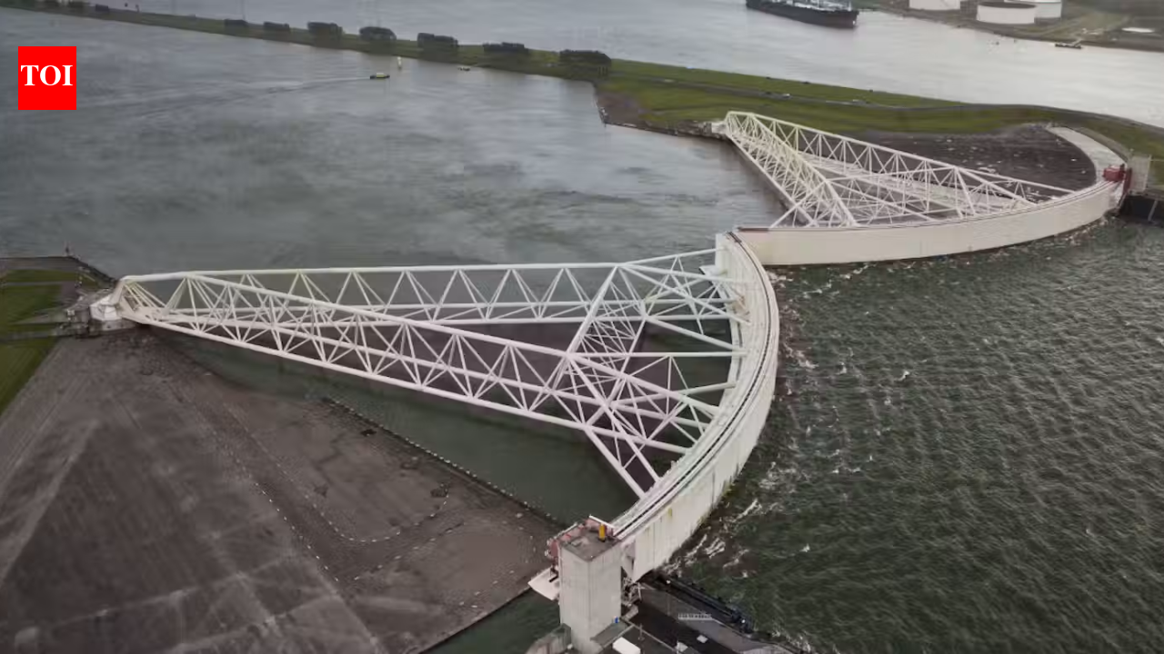 The Netherlands built two 210 metre gates to hold back the