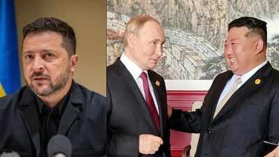 russia shared jet drone technology with n korea zelenskyy
