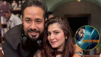 shivaleeka oberoi gets emotional watching husband abhishek pathaks drishyam 3 in theatre i teared up when i saw this on the big screen
