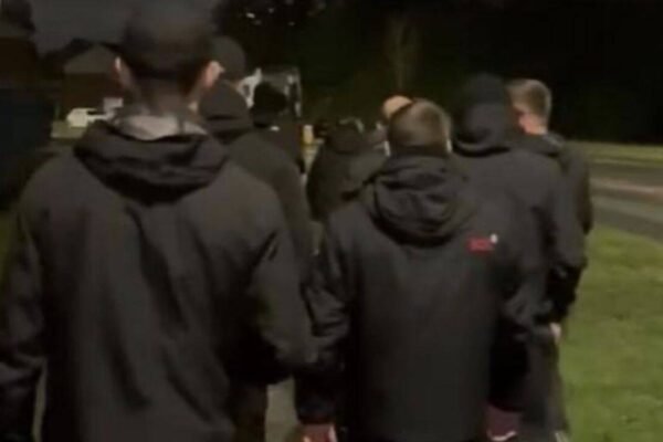 ‘Final warning UK vigilante group confronts Indian students in park