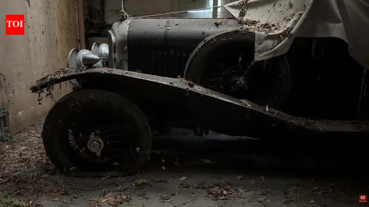 A British explorer filming an abandoned barn found a rare
