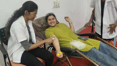 isbm college of engineering collects 257 units of blood at donation camp near pune